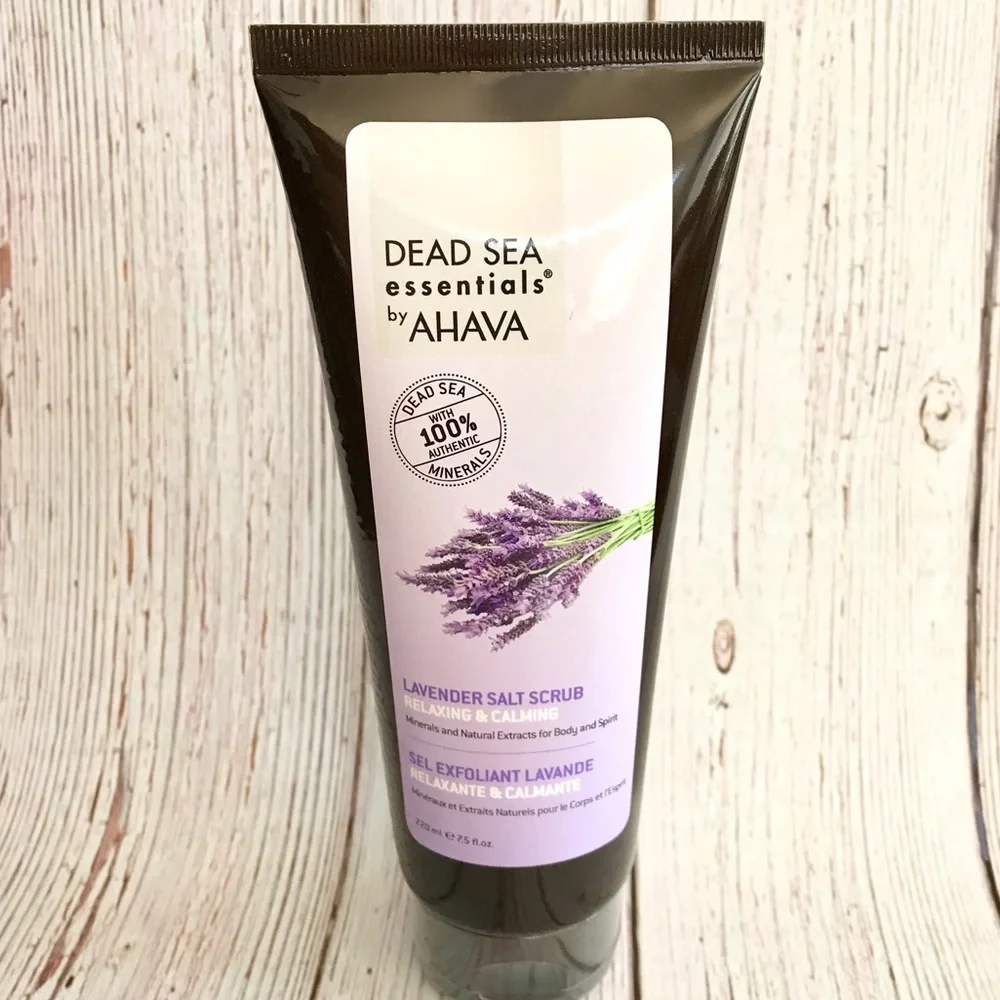 Lavender Salt Scrub Dead Sea Essentials by Ahava